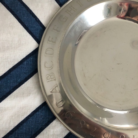 Woodbury Pewter ABC Plate - Picture 3 of 5